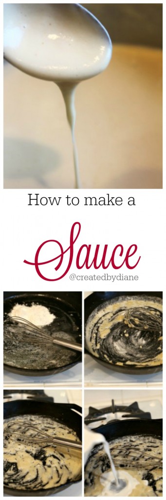 how to make a creamy sauce