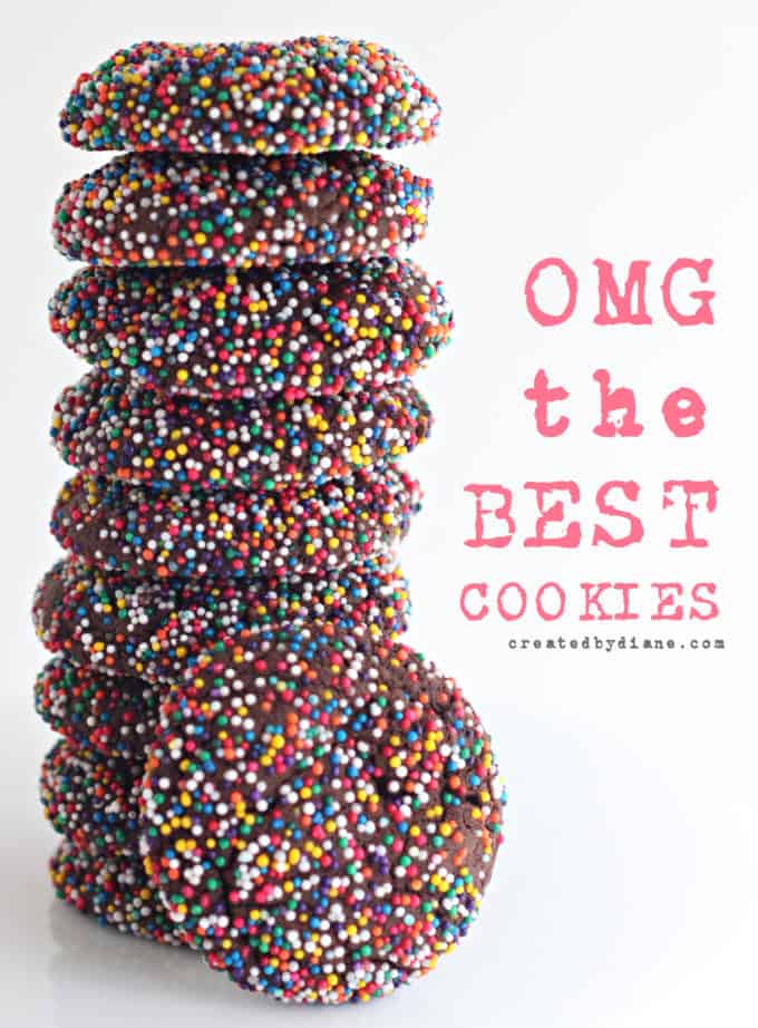 OMG the best cookies chocolate sugar cookies createdbydiane.com