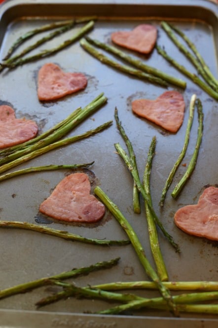 Roasted Ham and Asparagus @createdbydiane