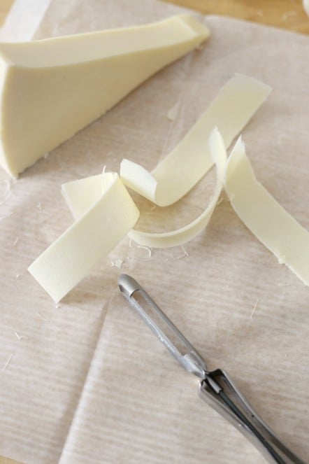 Slicing Parmesan Cheese @createdbydiane