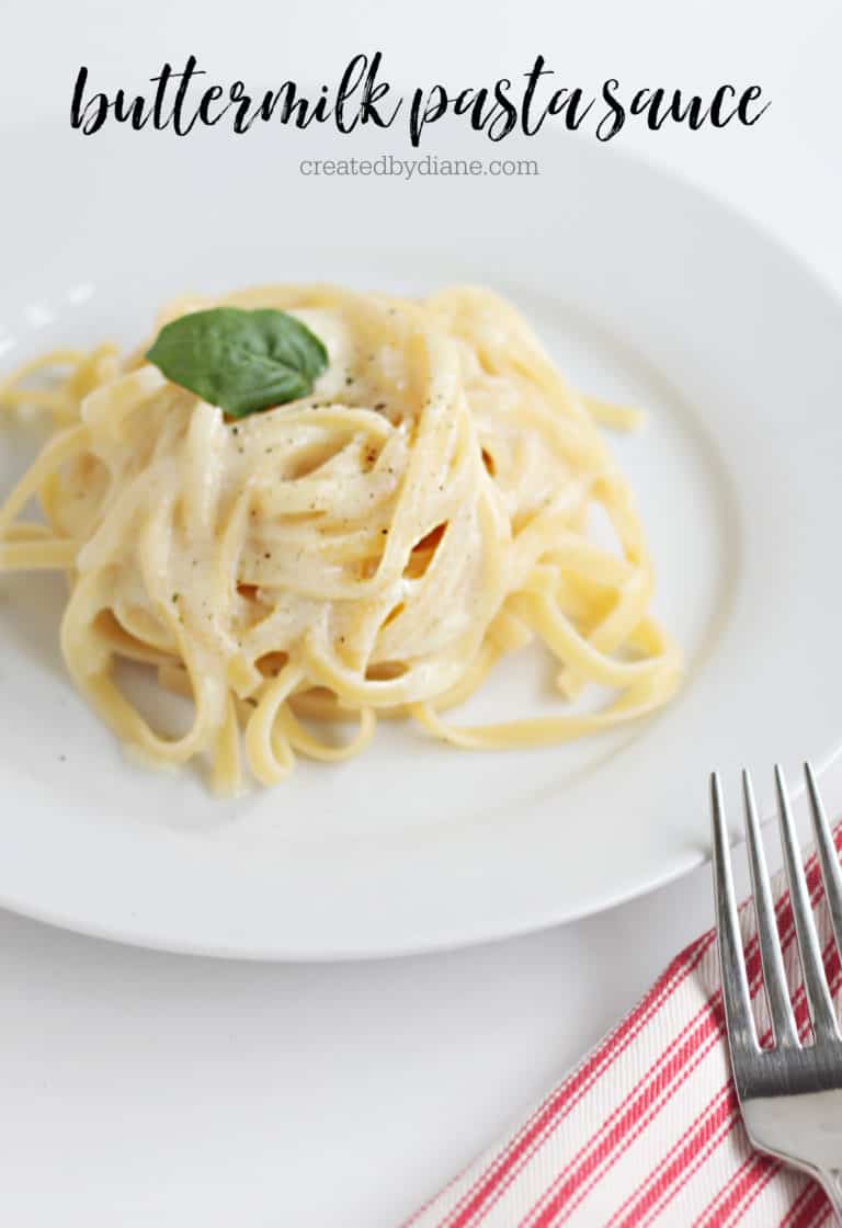 Buttermilk Pasta Sauce Created by Diane