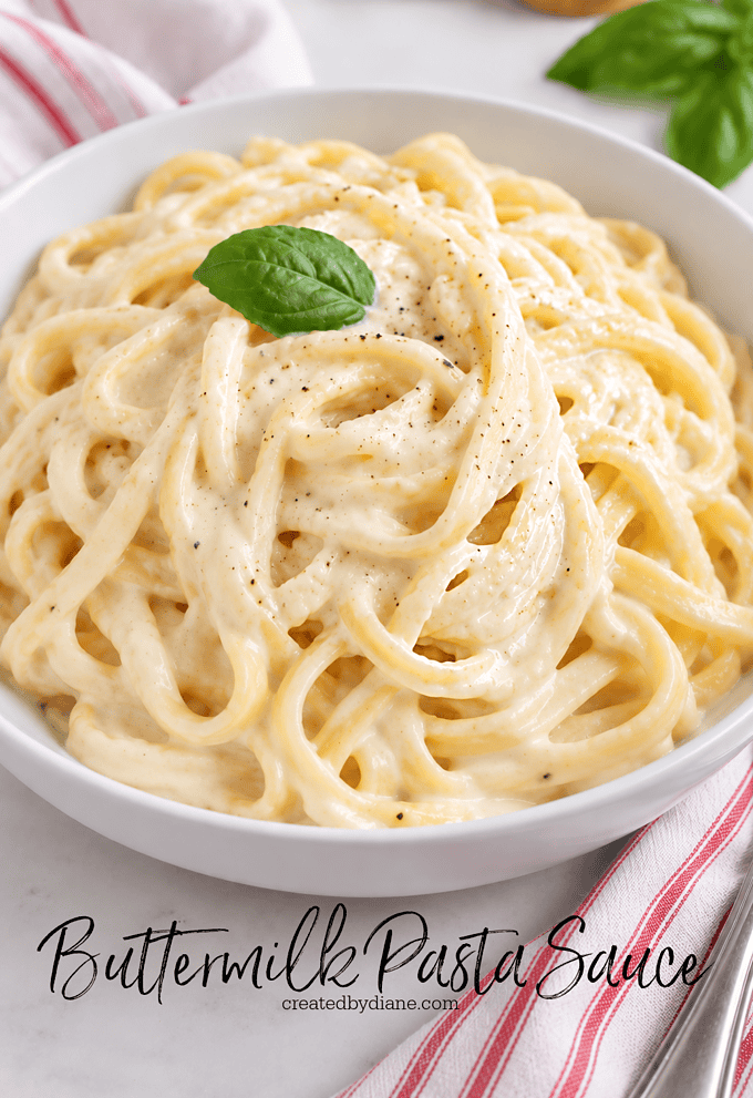 buttermilk pasta sauce from createdbydiane