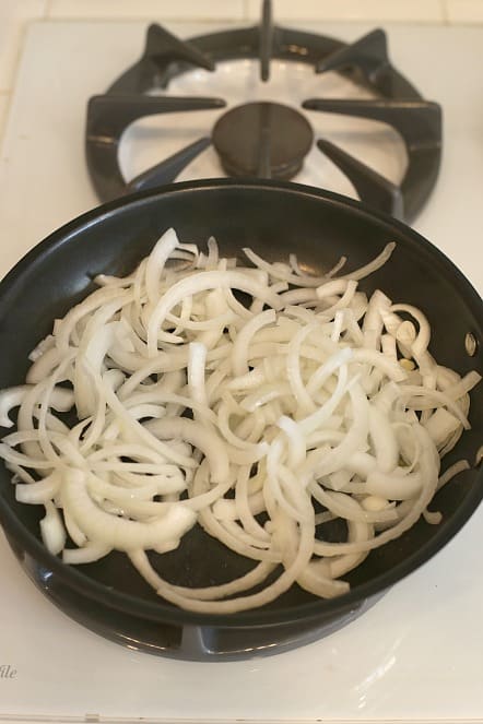 cooking onions