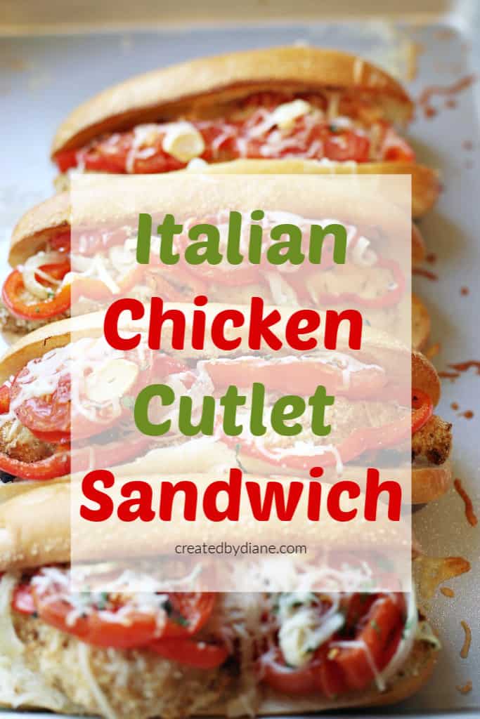 Italian Chicken Sandwiches | Created by Diane