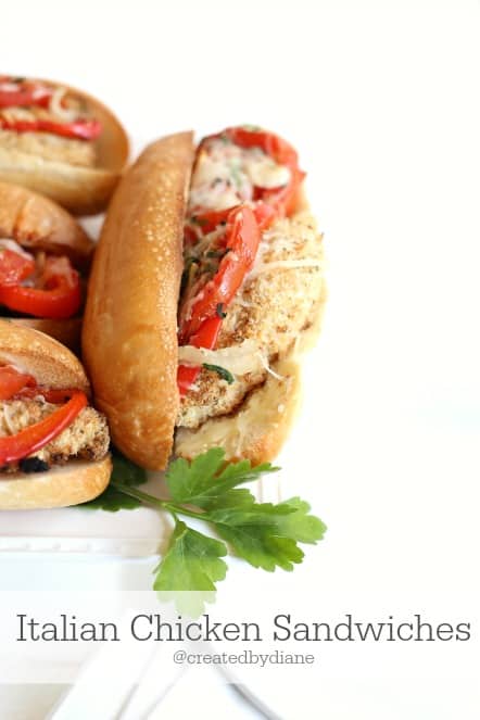 Italian Chicken Cutlet Sandwich