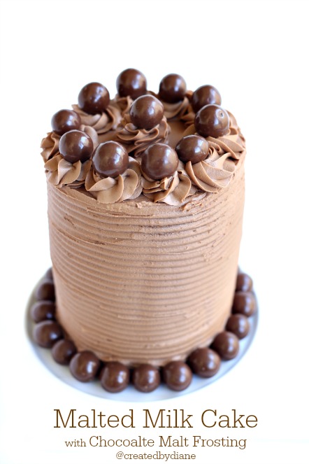 Malted Milk Cake from @createdbydiane with Chocolate Malt Frosting. It's like a WHOPPERS lovers paradise in a cake!