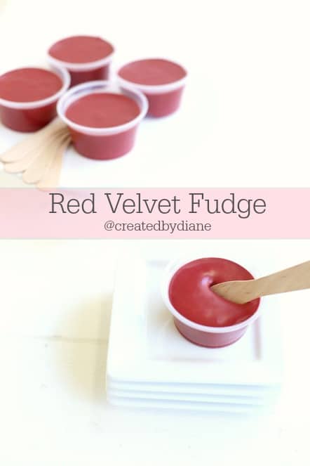 Red Velvet Fudge