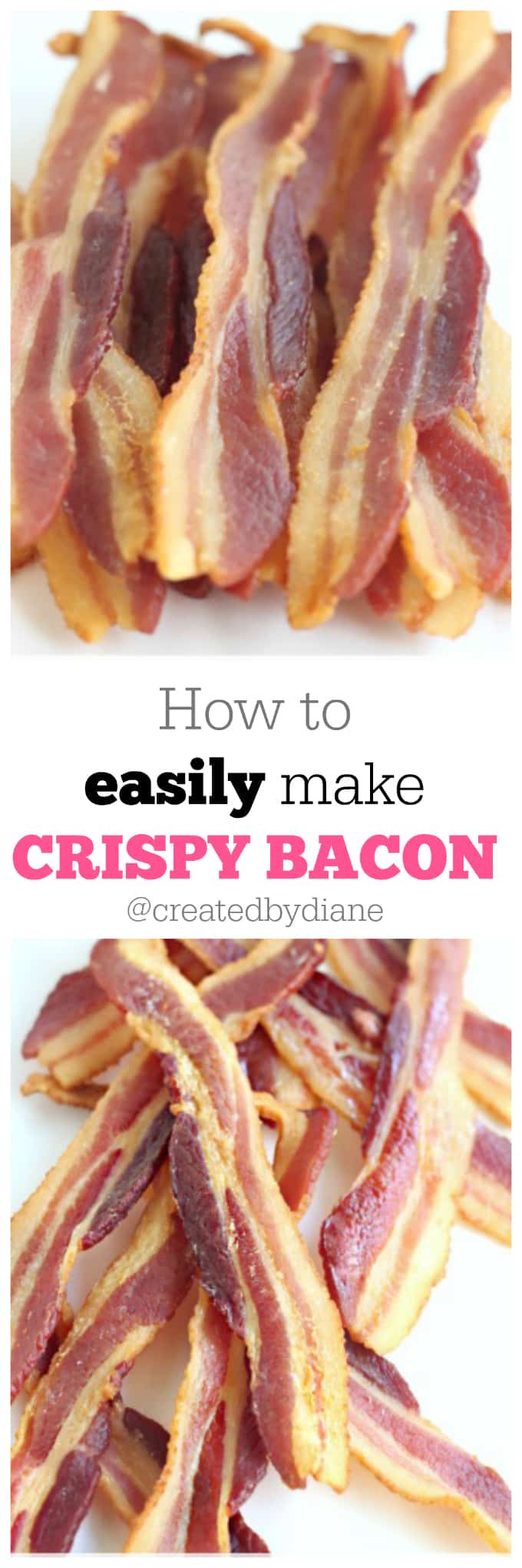 how to easily make crispy bacon