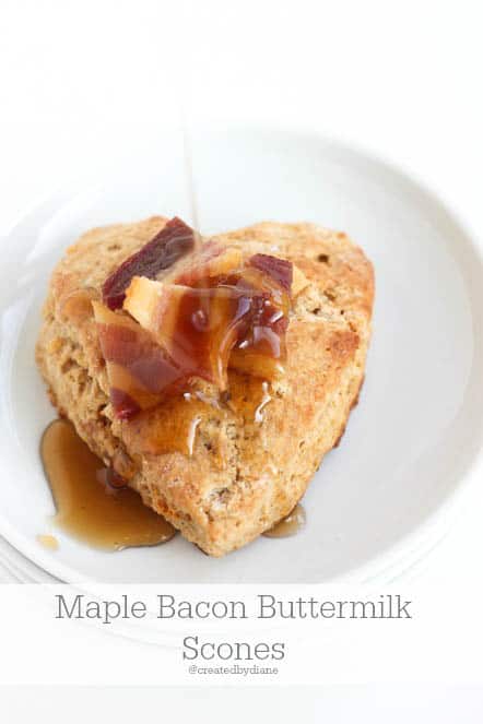 Maple Bacon Buttermilk Scones