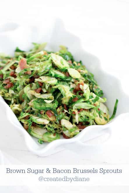 Brown Sugar and Bacon Brussels Sprouts