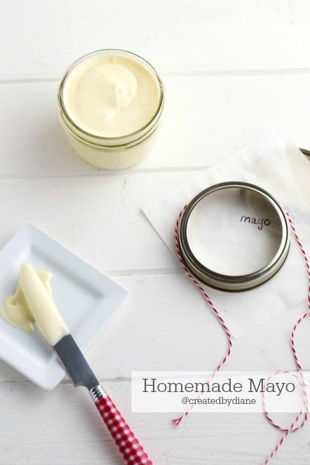 homemade mayo @createdbydiane