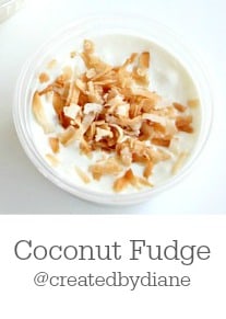 Coconut Fudge from @createdbydiane