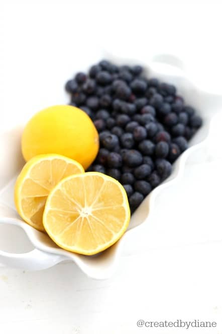 Lemons and Blueberries @createdbydiane