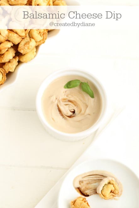 Balsamic Cheese Dip @createdbydiane