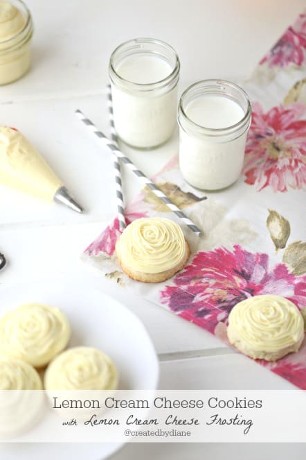 Lemon Cream Cheese Cookies with Lemon Cream Cheese Frosting