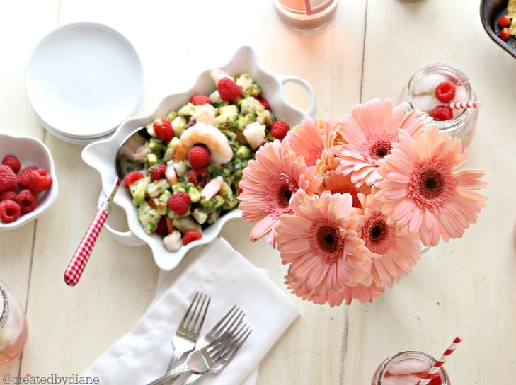 ceviche with raspberries a perfect summer party serving
