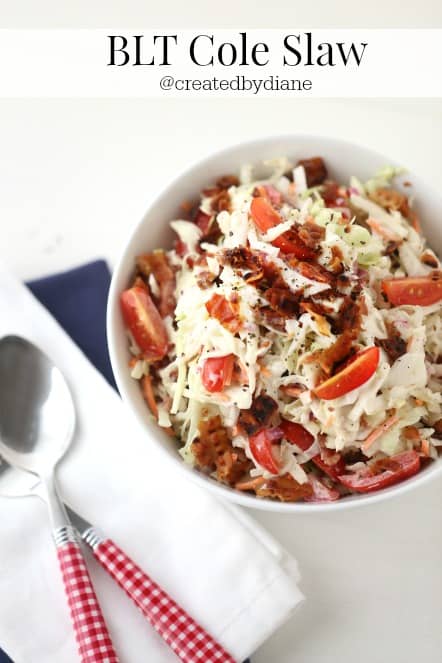 BLT Cole Slaw @createdbydiane