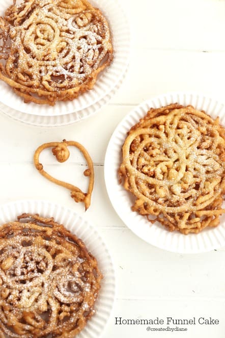 Homemade Funnel Cake @createdbydiane so delicious and easy to make!