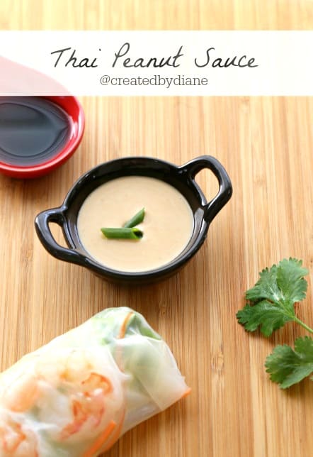 Thai Peanut Sauce from @createdbydiane