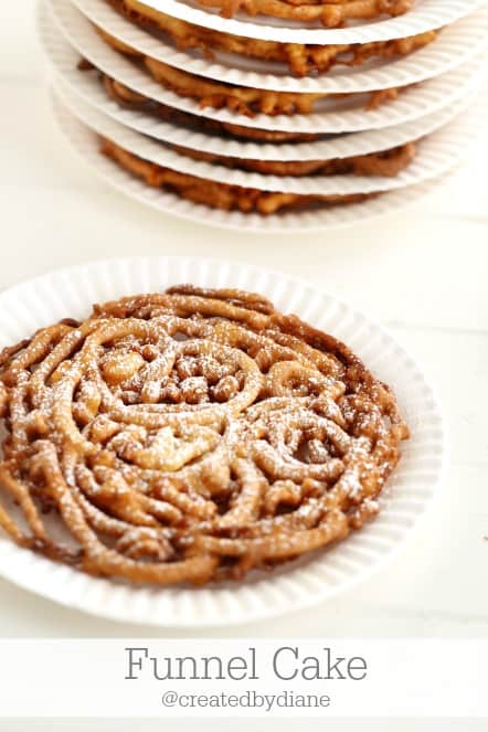 funnel cake recipe @createdbydiane