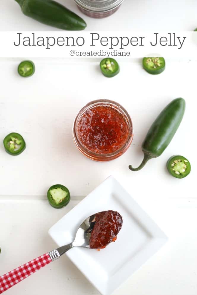 Jalapeno Pepper Jelly Recipe @createdbydiane