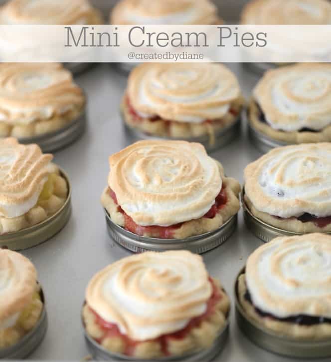 Mini Cream Pies from @createdbydiane