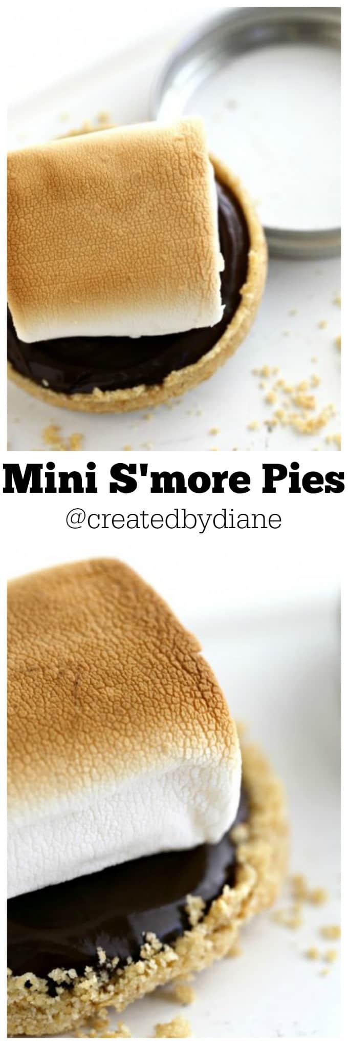 Mini S'more Pies @createdbydiane