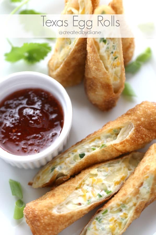 Texas Egg Rolls @createdbydiane