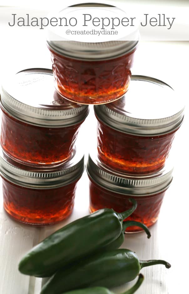 canning jalapeno pepper jelly @createdbydiane