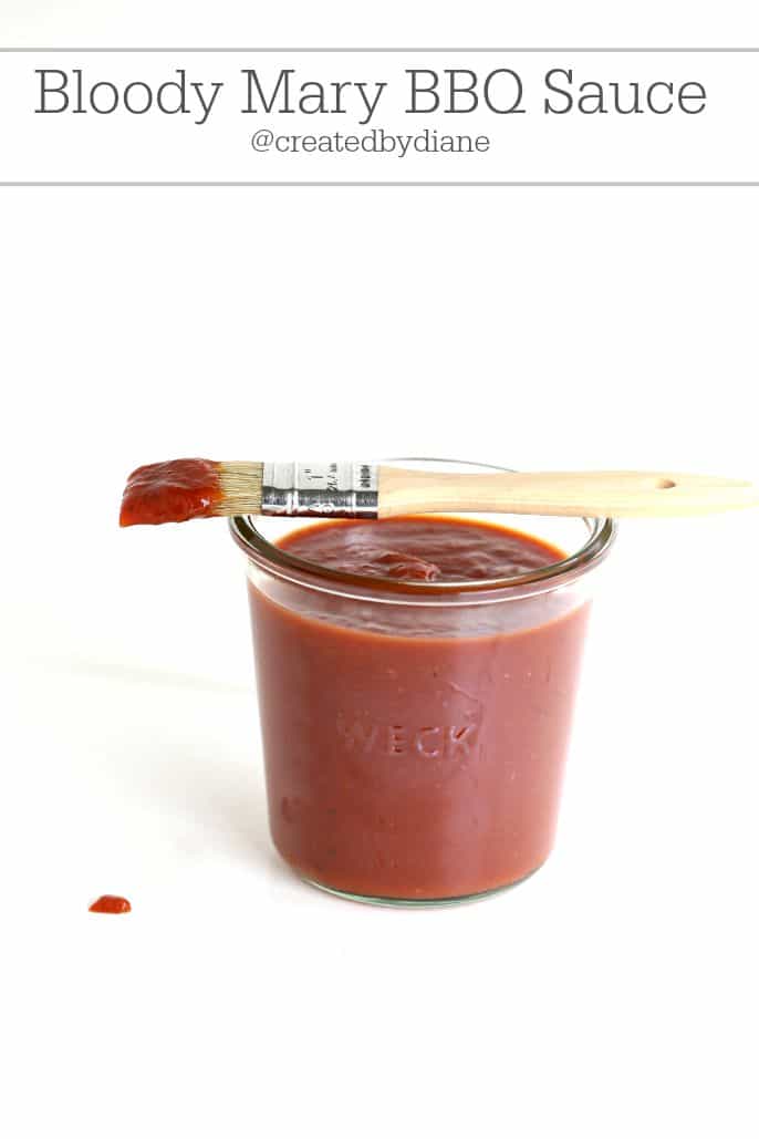Bloody Mary BBQ Sauce Recipe from @createdbydiane