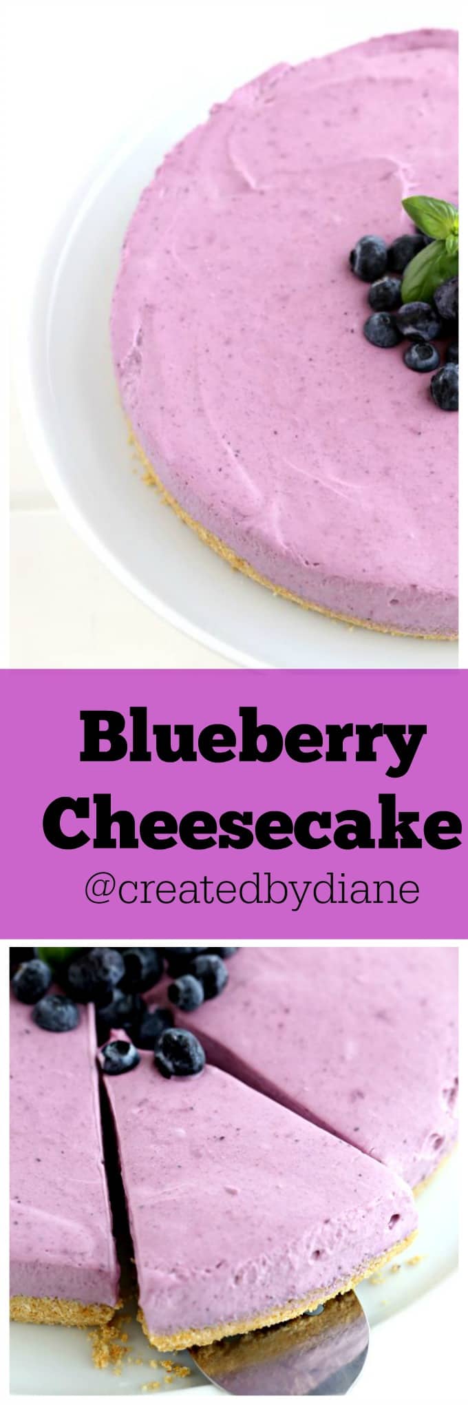 Blueberry Cheesecake @createdbydiane