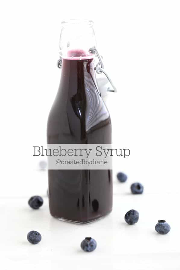 Blueberry Syrup