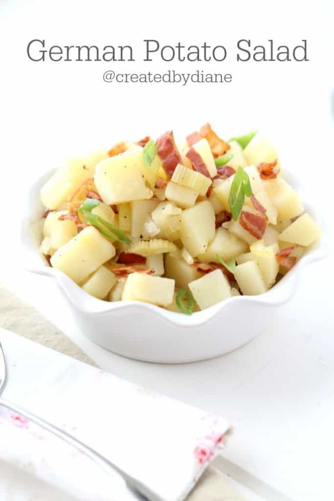 German Potato Salad, delicious and easy @createdbydiane