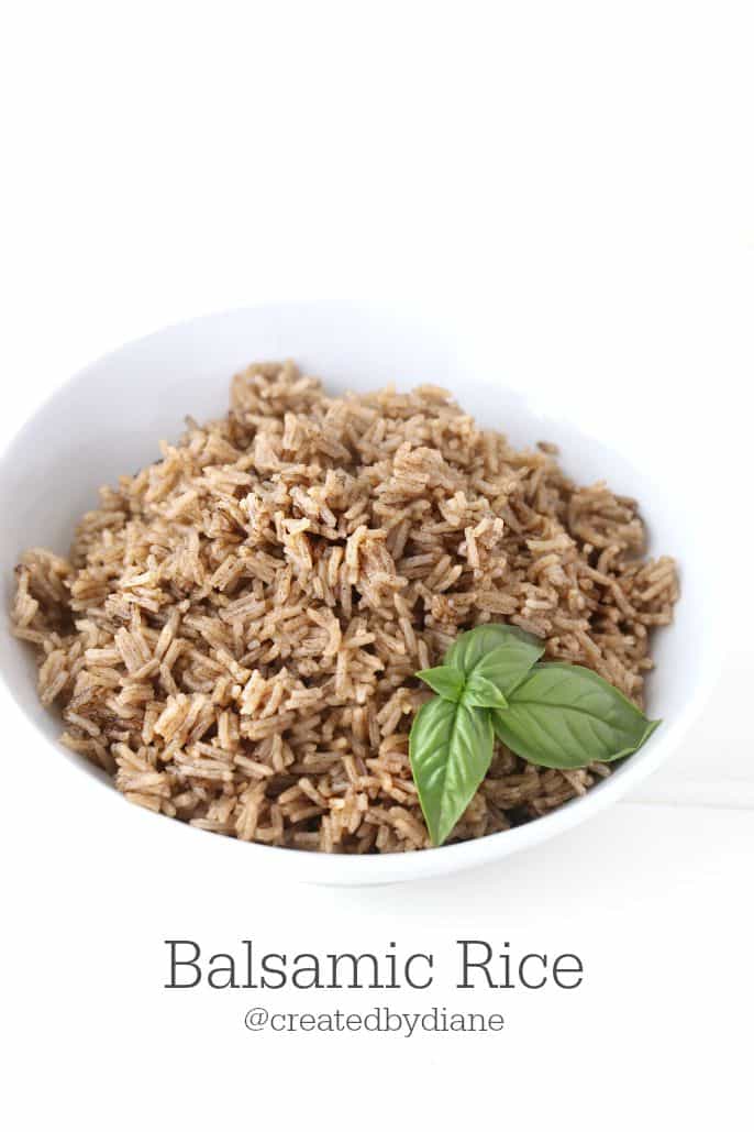 Balsamic Rice @createdbydiane