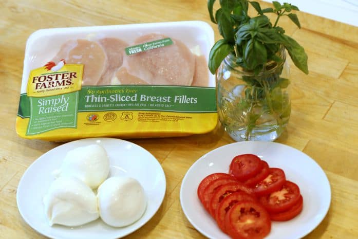 Chicken Caprese with Foster Farms Chicken @createdbydiane