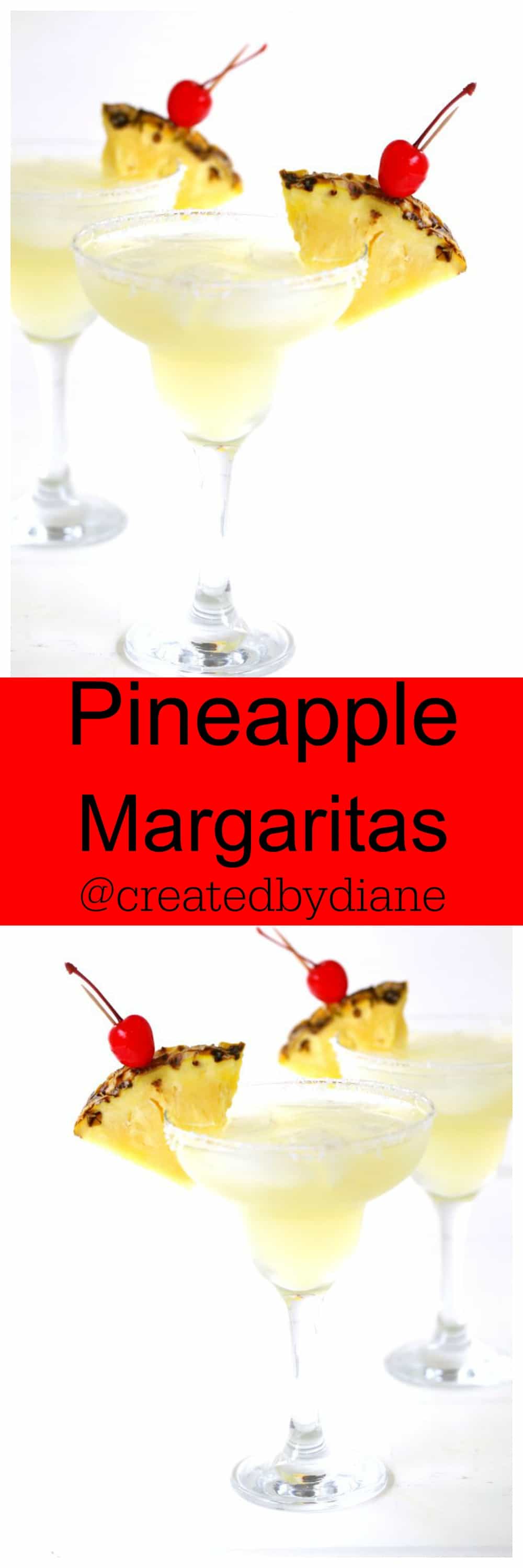 Pineapple Margaritas @createdbydiane