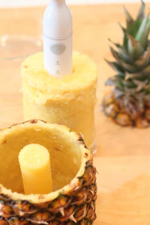 coring a pineapple @createdbydiane