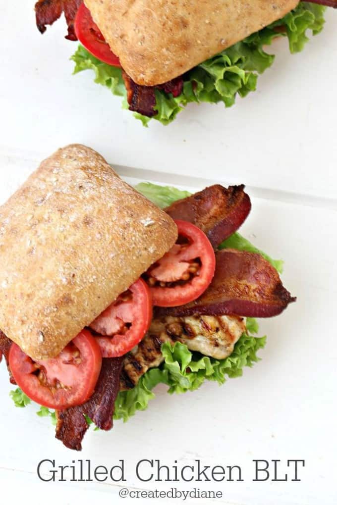 delicious Chicken BLT Sandwich from @createdbydiane