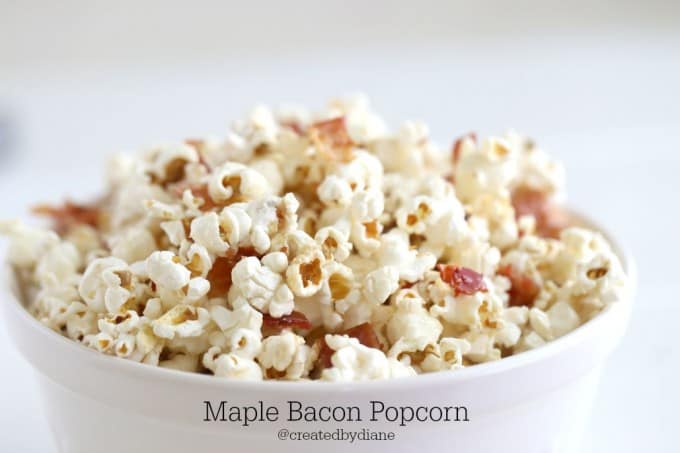 maple bacon popcorn so delicious @createdbydiane