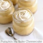 Pumpkin No Bake Cheesecake with Pecan Crust @createdbydiane