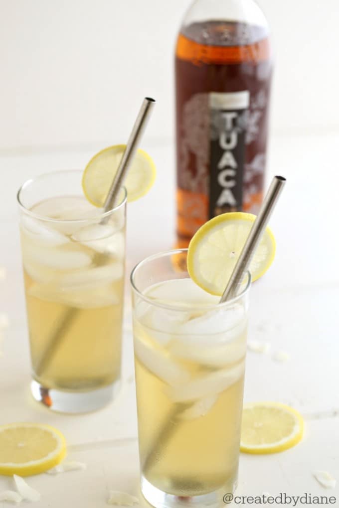 lemon vanilla liquor with lemon vodka makes a super delicious cocktail @createdbydiane