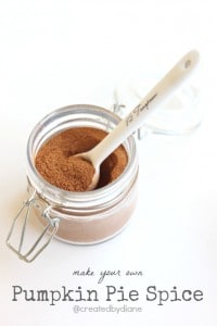 make your own pumpkin pie spice @createdbydiane