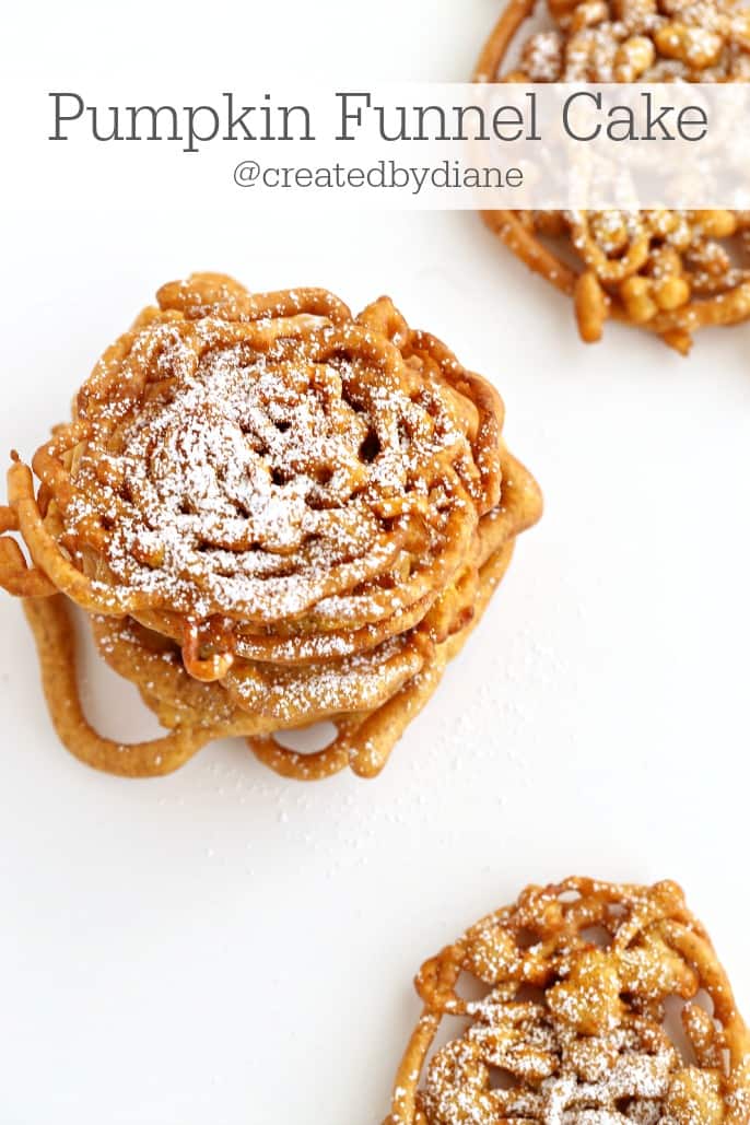 pumpkin funnel cake from @createdbydiane