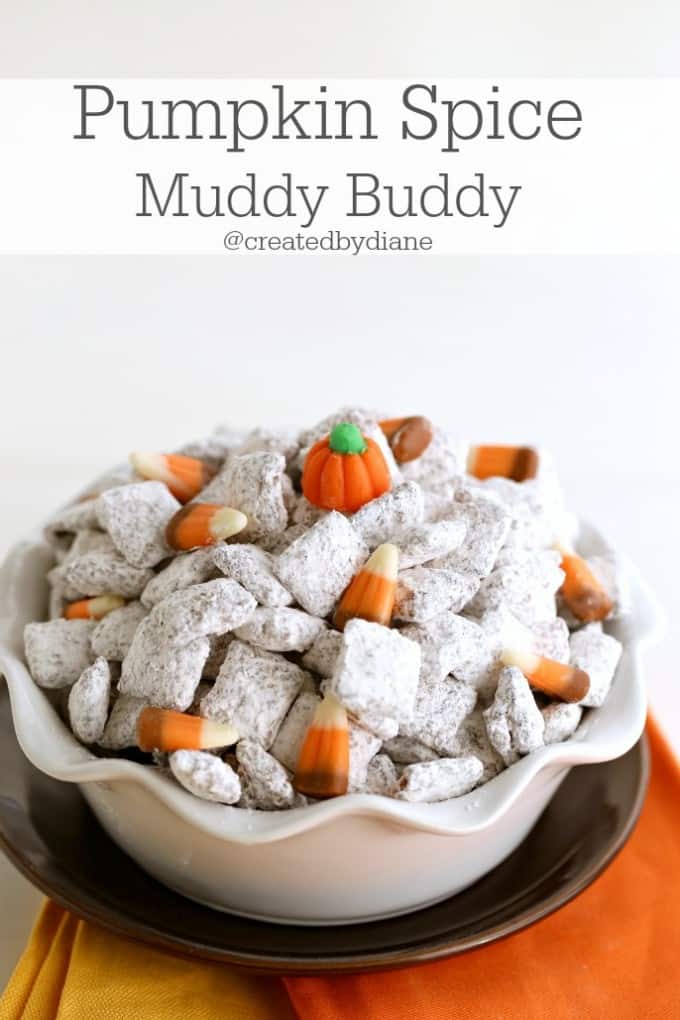 pumpkin spice muddy buddy recipe from @createdbydiane