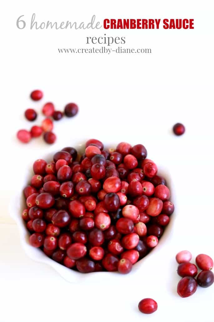 6 Homemade Cranberry Sauces