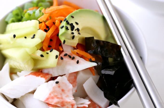 cali roll in a bowl createdbydiane.com