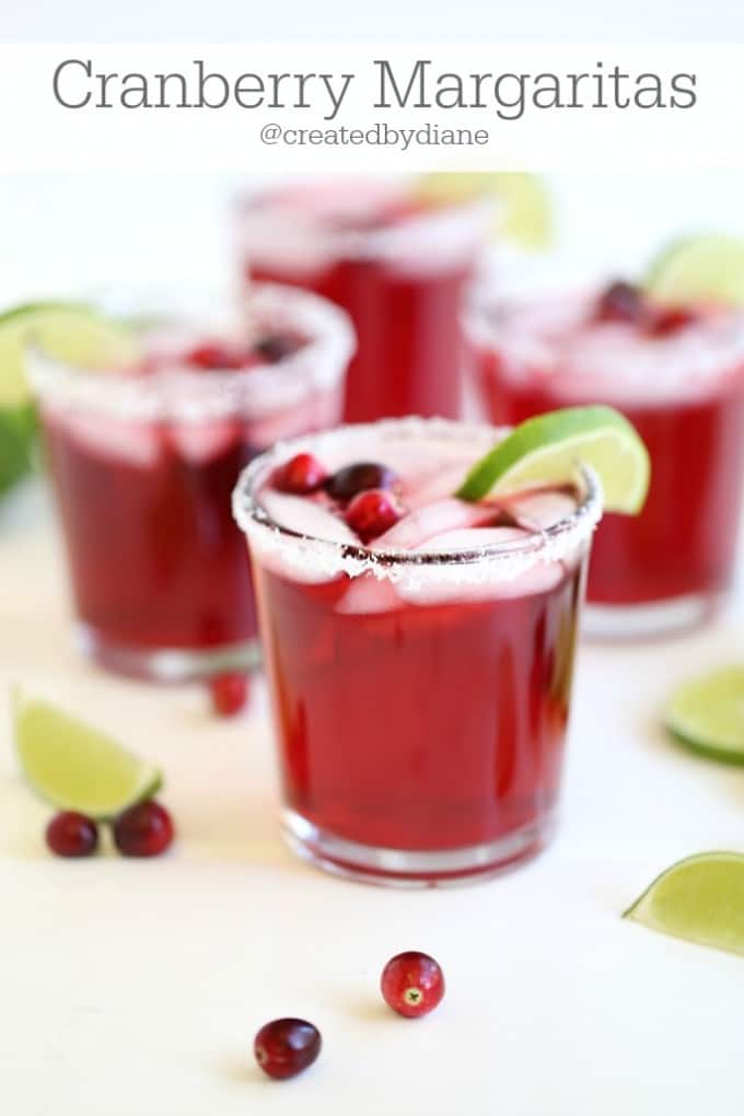 Cranberry Margaritas from @createdbydiane