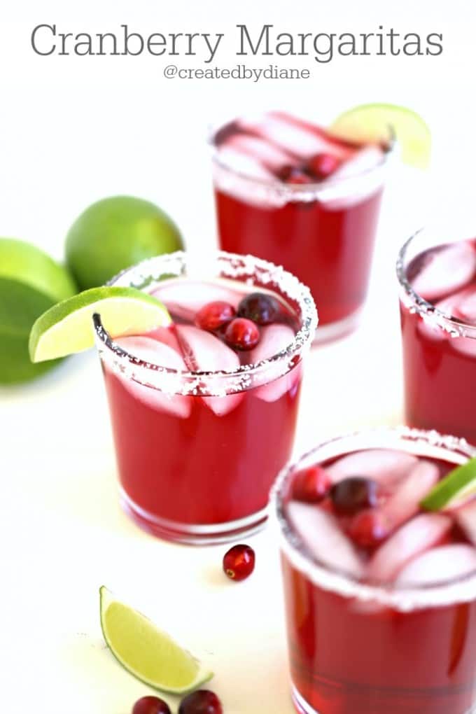 Cranberry Margaritas www.createdby-diane.com @createdbydiane