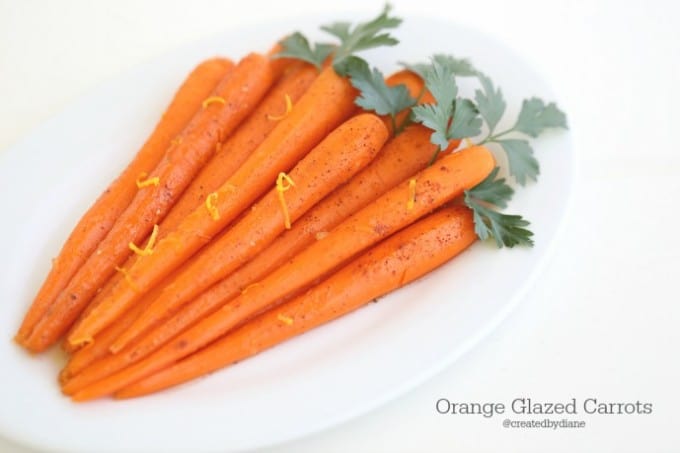 Delicious Orange Glazed Carrots @createdbydiane