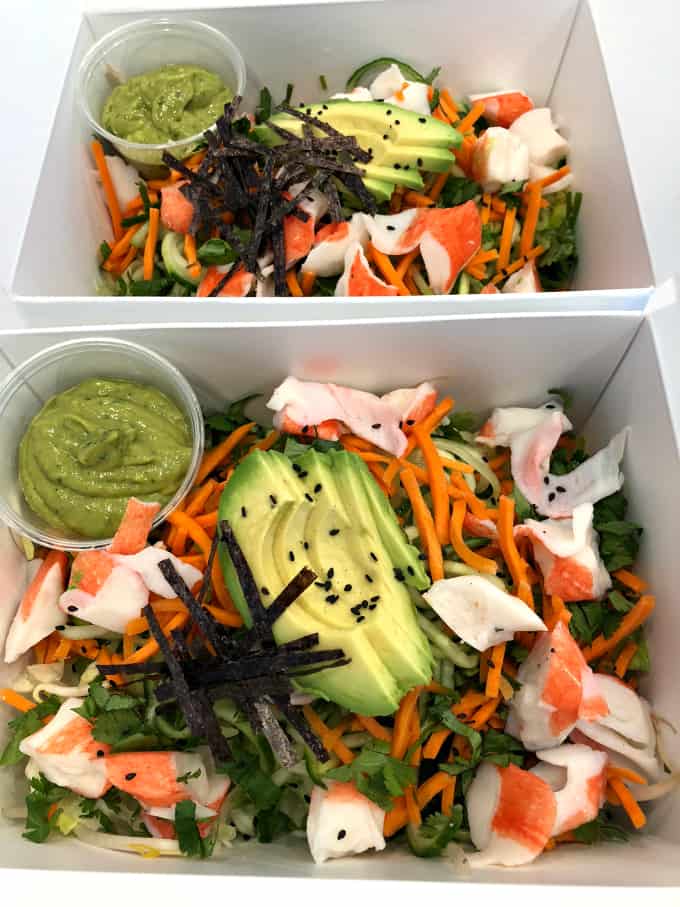 deconstructed California Roll Bowls, no rice, low carb, sushi, homemade, real food www.createdbydiane.com